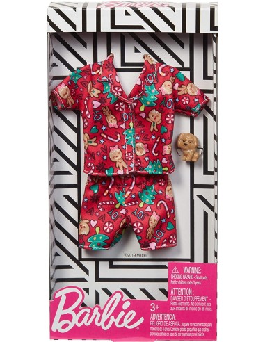 Barbie Christmas pajamas OLTGGG48/GGG49 Mattel | Futurartshop.com