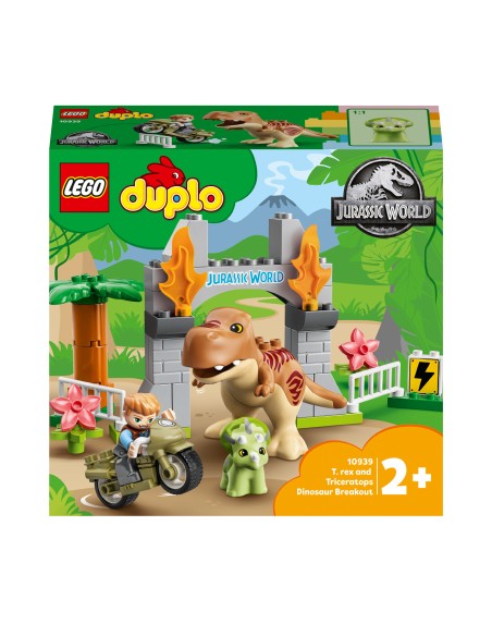 Lego Duplo 10939-escape of the T-Rex and Triceratops LEG6332172 Lego | Futurartshop.com