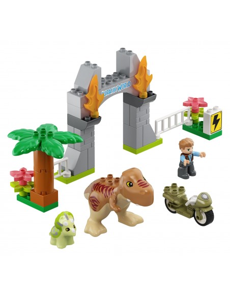Lego Duplo 10939 - Fuga del T-Rex e del Triceratopo LEG6332172 Lego-Futurartshop.com