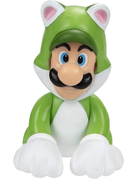 Super Mario - Personaggio Cat Luigi JAK91426 Jakks Pacific | Futurartshop.com