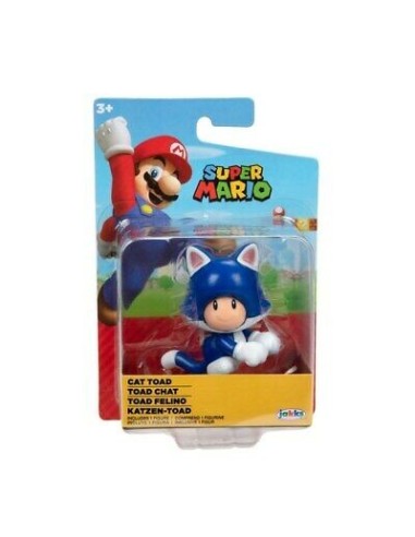 Super Mario - Personaggio Cat Toad JAK91428 Jakks Pacific | Futurartshop.com