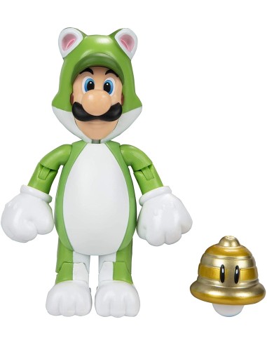 Super Mario - Cat Luigi JAK91448 Jakks Pacific | Futurartshop.com