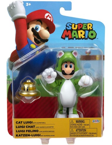 Super Mario - Cat Luigi JAK91448 Jakks Pacific | Futurartshop.com