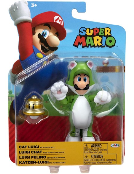 Super Mario - Cat Luigi JAK91448 Jakks Pacific | Futurartshop.com