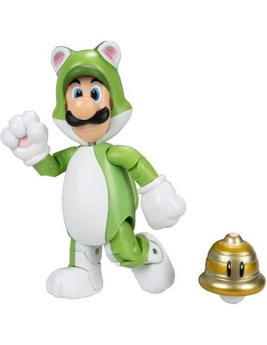 Super Mario - Cat Luigi JAK91448 Jakks Pacific | Futurartshop.com