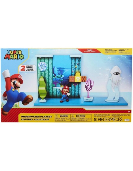 Super Mario - Playset Underwater JAK40018 Jakks Pacific | Futurartshop.com
