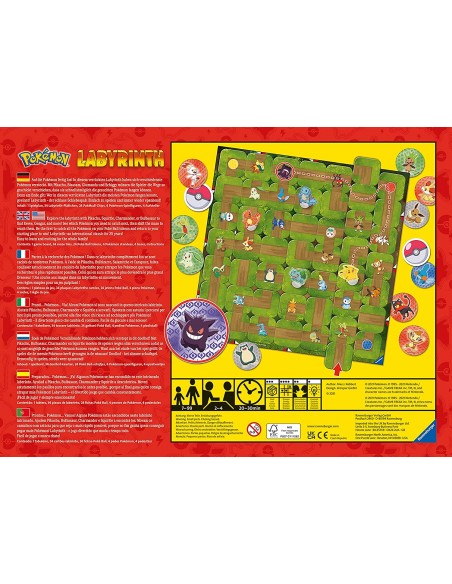 Pokemon laberinto juego en caja RAV269495 Ravensburger- Futurartshop.com