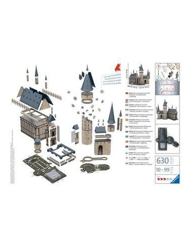Harry Potter - puzzle Hogwarts castle 3D - 540 pieces RAV112593 Ravensburger | Futurartshop.com