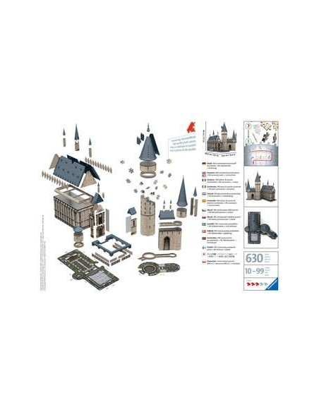 Harry Potter - Puzzle Hogwarts castle 3D - 540 Pezzi RAV112593 Ravensburger | Futurartshop.com