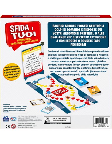 Sfida i Tuoi gioco in scatola SPI201336288 Spin master | Futurartshop.com