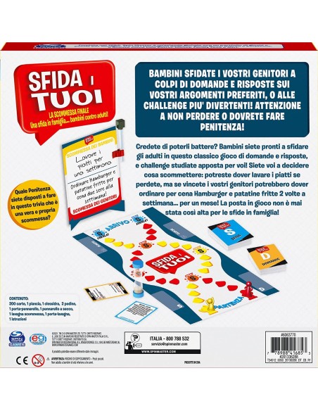 Challenge your boxed games SPI201336288 Spin master | Futurartshop.com
