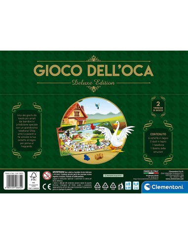 Gioco dell'oca Deluxe edition CLE16632 Clementoni | Futurartshop.com