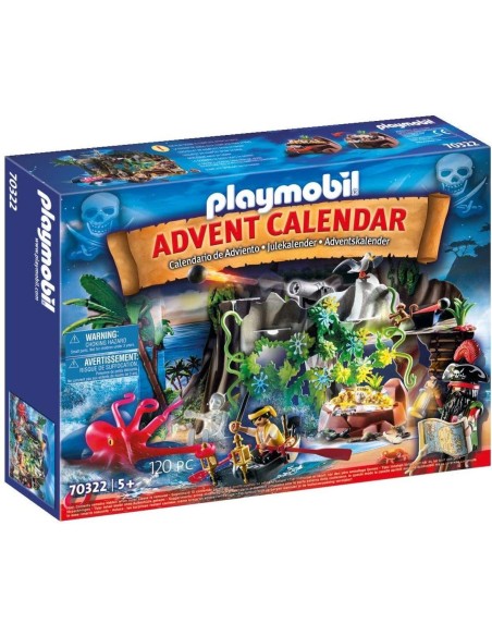 PlayMobil 70322 - Calendario dell'avvento Il covo dei pirati PLA70322 Playmobil | Futurartshop.com