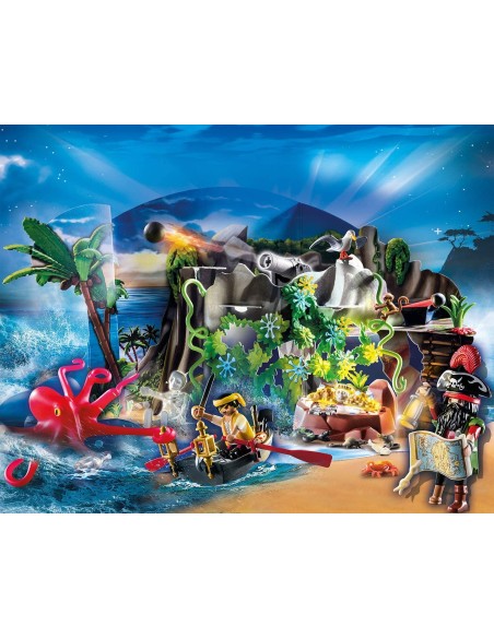 PlayMobil 70322 - Advent Calendar The Pirate's lair PLA70322 Playmobil | Futurartshop.com