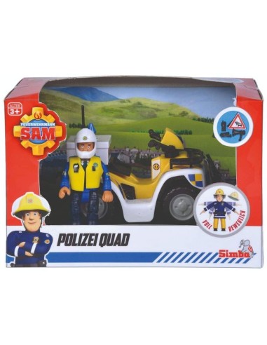 Sam the police Quad firefighter SIM109251093038 Simba Toys | Futurartshop.com