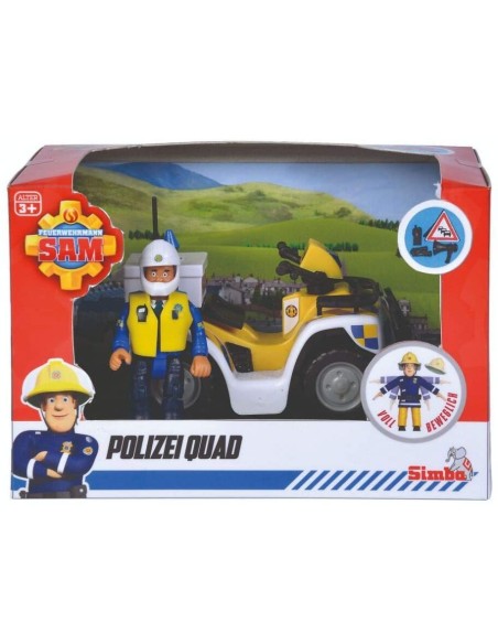 Sam Il Pompiere Quad della Polizia SIM109251093038 Simba Toys | Futurartshop.com