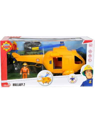 Sam The Fireman Helicopter Wallaby 2 SIM109251002038 Simba Toys | Futurartshop.com