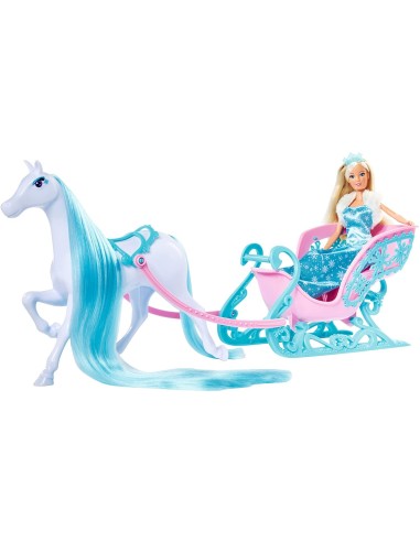 Steffi Love Snow Dream Carrozza con cavallo SIM105733522 Simba Toys | Futurartshop.com
