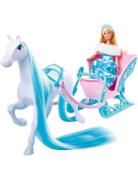 Steffi Love Snow Dream carriage with horse SIM105733522 Simba Toys | Futurartshop.com