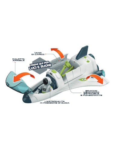 Esplorazioni Spaziali - Navicella con personaggio VIL88102 Villa Giocattoli | Futurartshop.com