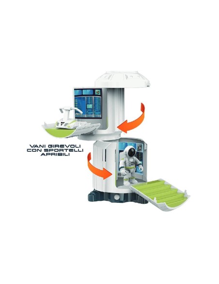 Space exploration-Space Station with 2 astronauts VIL88105 Villa Giocattoli | Futurartshop.com