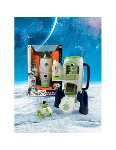 Space exploration-rocket with 2 astronauts VIL88104 Villa Giocattoli | Futurartshop.com