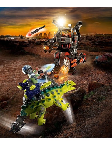PlayMobil Dino Rise 70626-Ankylosaurus Warrior defense PLA70626 Playmobil | Futurartshop.com