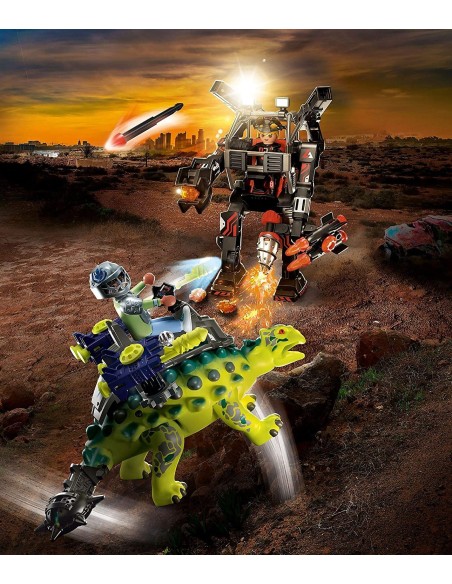 PlayMobil Dino Rise 70626-Ankylosaurus Warrior defense PLA70626 Playmobil | Futurartshop.com