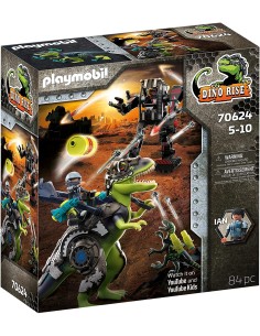 PlayMobil Dino Rise 70624 - T-rex battaglia tra giganti PLA70624 Playmobil | Futurartshop.com