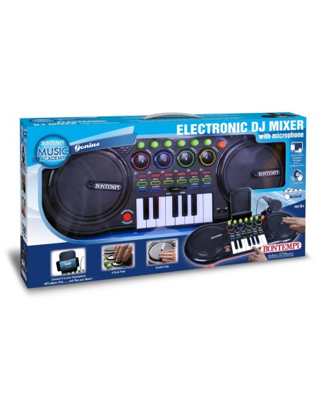 DJ Mixer con microfono e connessione MP3 BON18 1000 Bontempi | Futurartshop.com