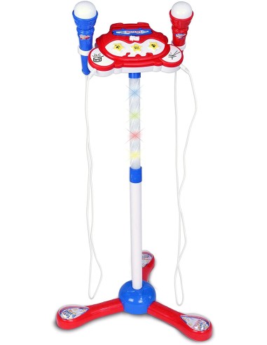 Doppio Microfono Da palcoscenico con connessione MP3 BON40 1420 Bontempi | Futurartshop.com