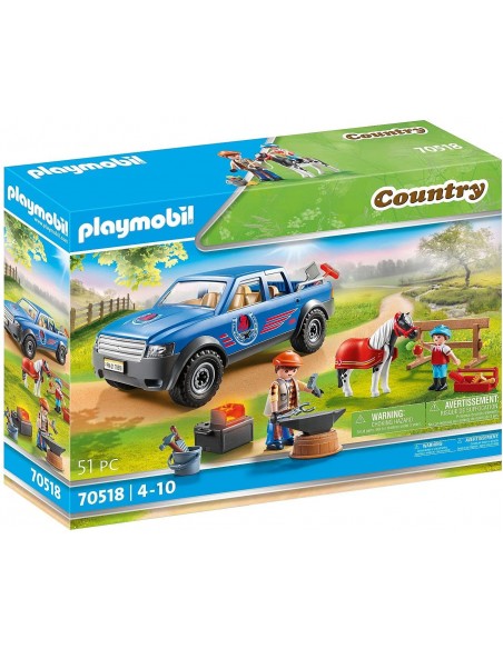 PlayMobil Country 70518-herrero con pickup PLA70518 Playmobil- Futurartshop.com