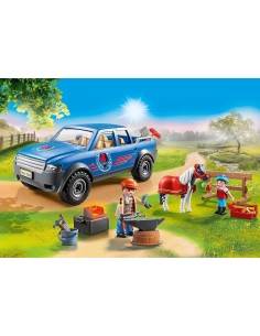 PlayMobil Country 70518-blacksmith with pickup PLA70518 Playmobil | Futurartshop.com 2