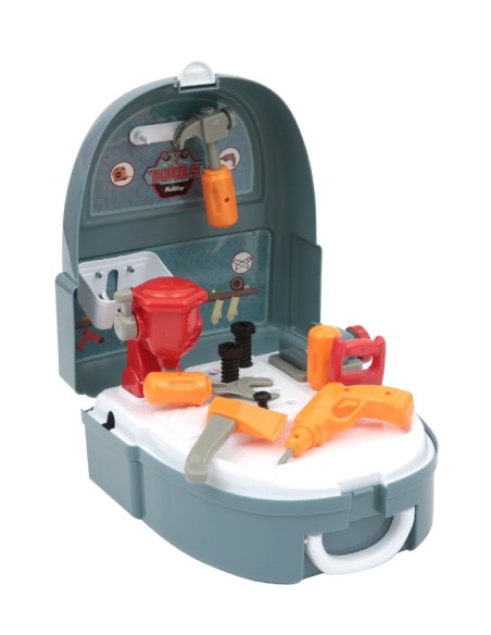 Smonta e Rimonta Zainetto Attrezzi con 21 accessori GIOGGI190301 Giochi Preziosi | Futurartshop.com
