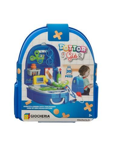 Dottor Gio - Zainetto Dottore con accessori GIOGGI190359 Giochi Preziosi | Futurartshop.com