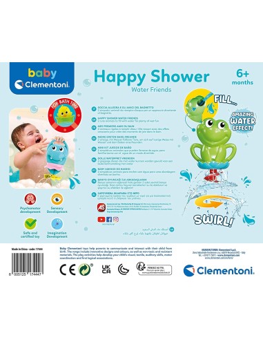 Happy Shower Water Friends - Friends of the bath CLE17444 Clementoni | Futurartshop.com