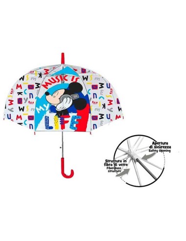 Disney umbrella transparent manual Mickey Mouse CORD99403 MC Coriex | Futurartshop.com
