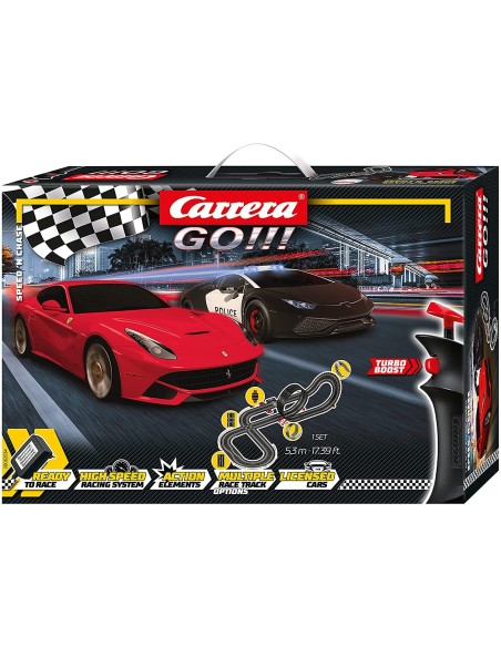 Pista Speed'n Chase 5,3 metri con 2 auto STA20062534 Carrera go | Futurartshop.com