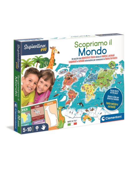 Sapientino Piu' - Scopriamo il mondo CLE16339 Clementoni | Futurartshop.com