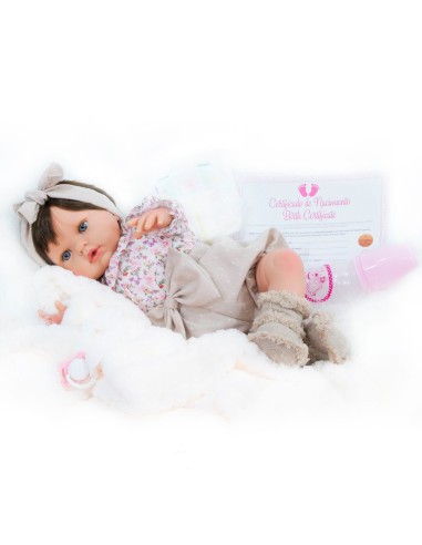Reborn doll Tita flowers NIN6082 Nines | Futurartshop.com