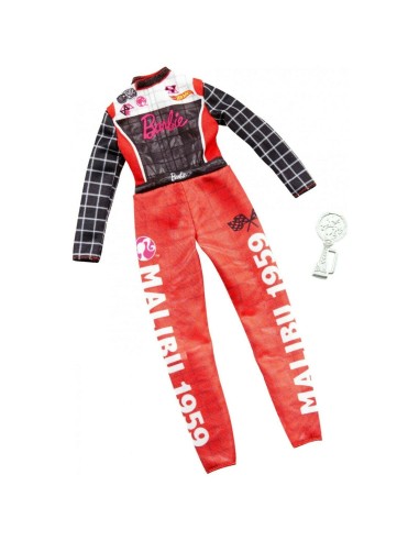 Barbie Vestito Pilota Da Corsa OLTFND49/GHX38 Mattel | Futurartshop.com