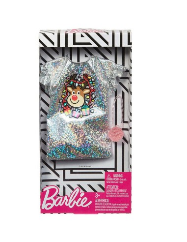 Barbie Vestitino Natale glitter OLTGGG48/GGG51 Mattel | Futurartshop.com