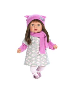 Bambola Reborn Tita con sciarpa e cappello NIN6062 Nines | Futurartshop.com