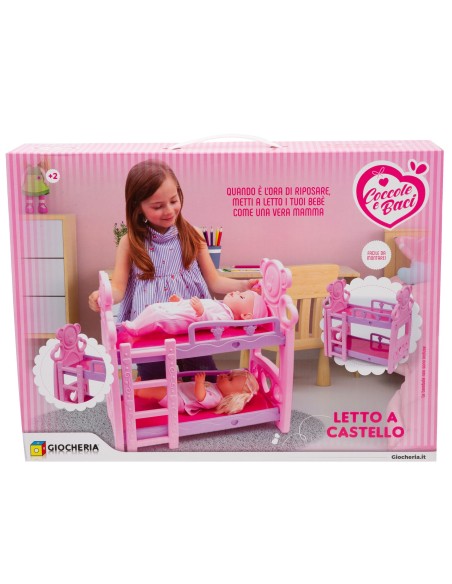 Cuddles and kisses-bunk bed for dolls GIOGGI190380 Giochi Preziosi | Futurartshop.com