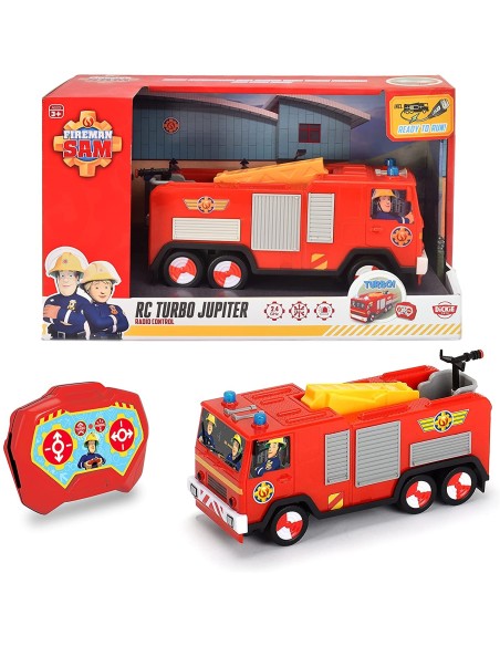 Sam il Pompiere Veicolo radiocomandato turbo Jupiter SIM203094003 Simba Toys | Futurartshop.com