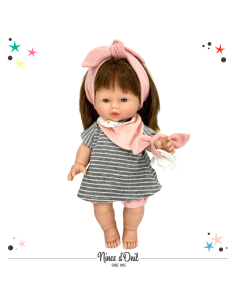 Bambola Reborn Joy Collection Vestito Grigio NIN3310 Nines | Futurartshop.com