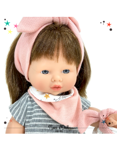 Doll Reborn Joy Collection Grey Dress NIN3310 Nines | Futurartshop.com 2