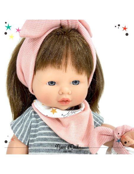 Doll Reborn Joy Collection Grey Dress NIN3310 Nines | Futurartshop.com