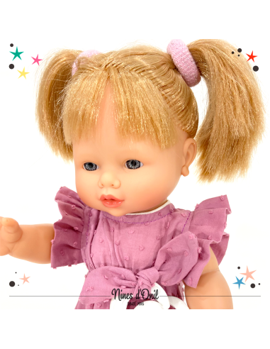 Doll Reborn Joy Collection Dress Dark Pink NIN3300 Nines | Futurartshop.com
