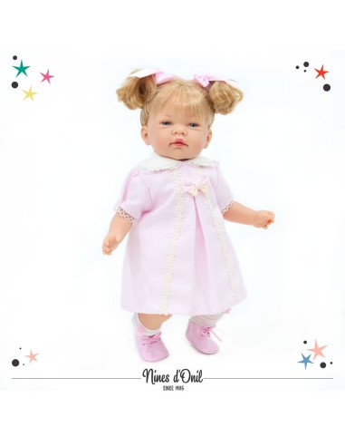 Reborn doll Celia floral dress NIN6502 Nines | Futurartshop.com